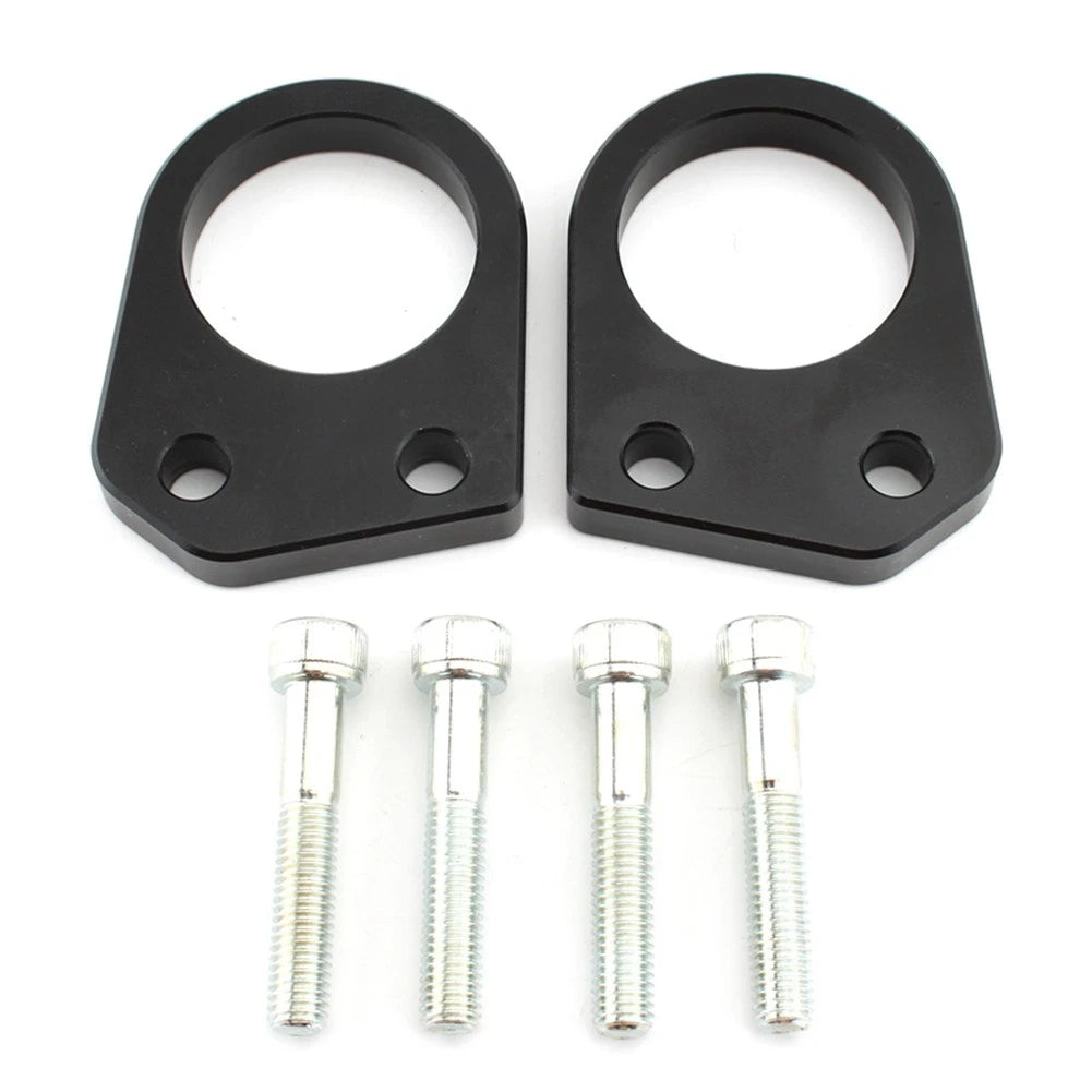 2X Black Handlebar Riser Spacer Mount Clamp for Suzuki GIXXER 250 SF