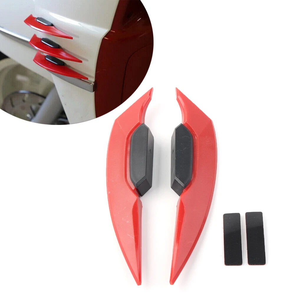 2 Pcs Motorcycle Fairing Winglets Side Spoiler Deflector Air Wing Kit Universal