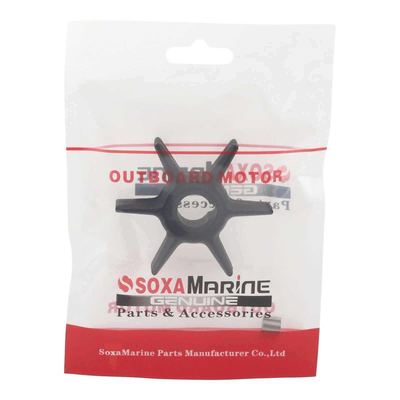 Water Pump Impeller & Key for Mercury 6-15 HP