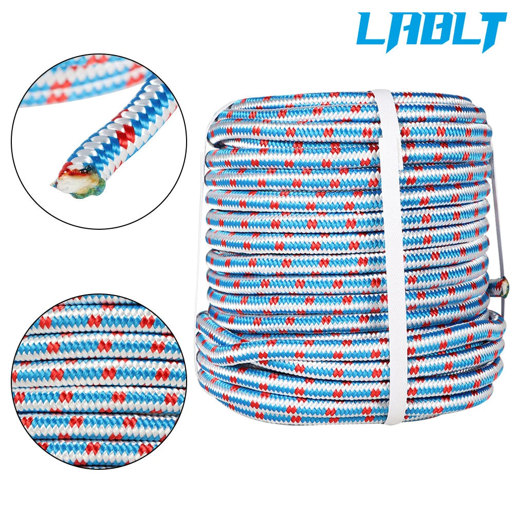 1/2" x 100' Braided Polyester Rope for Arborist Rigging (LABLT)