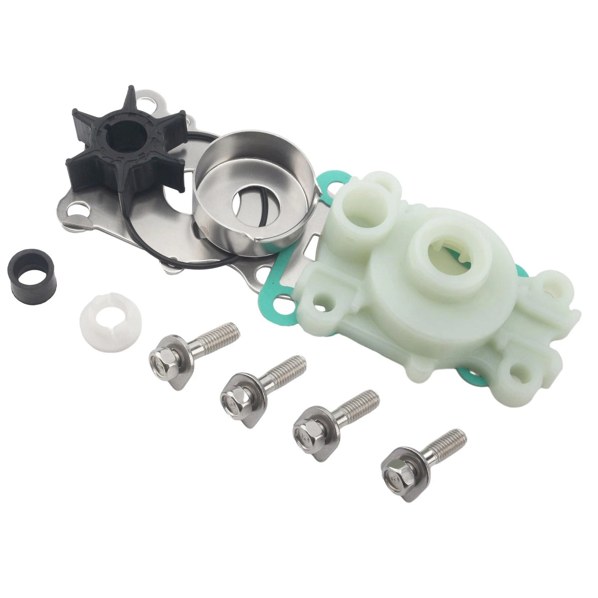 Water Pump Impeller Kit for Yamaha 25 30 40 hp 4-Stroke Outboard (66T-W0078)