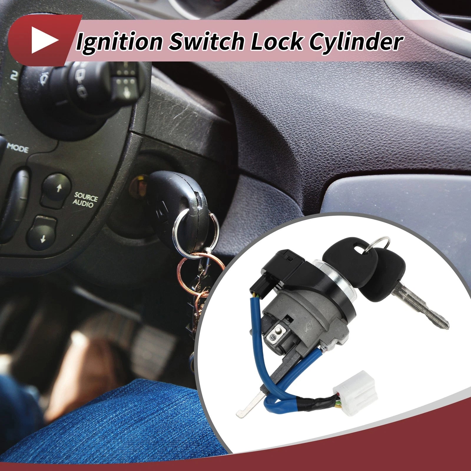 Ignition Lock Cylinder for Hyundai Elantra 2.0L L4 (2007–2010)