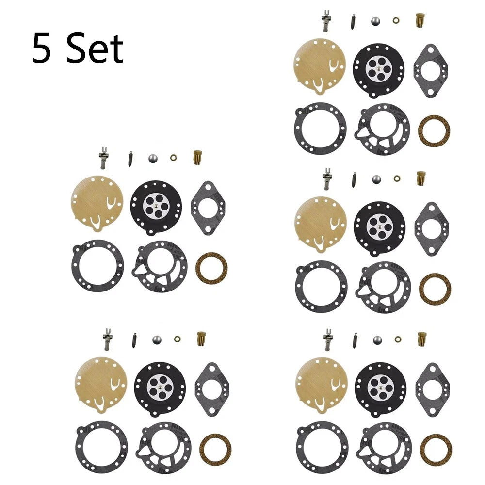 Set of 5 Carburetor Repair Kits for TILLOTSON HL Series (RK-114HL, RK-114-HL)