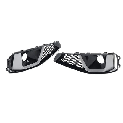Front Bumper with Honeycomb Fog Light Grill for Audi A4 S4 (2019–2020)