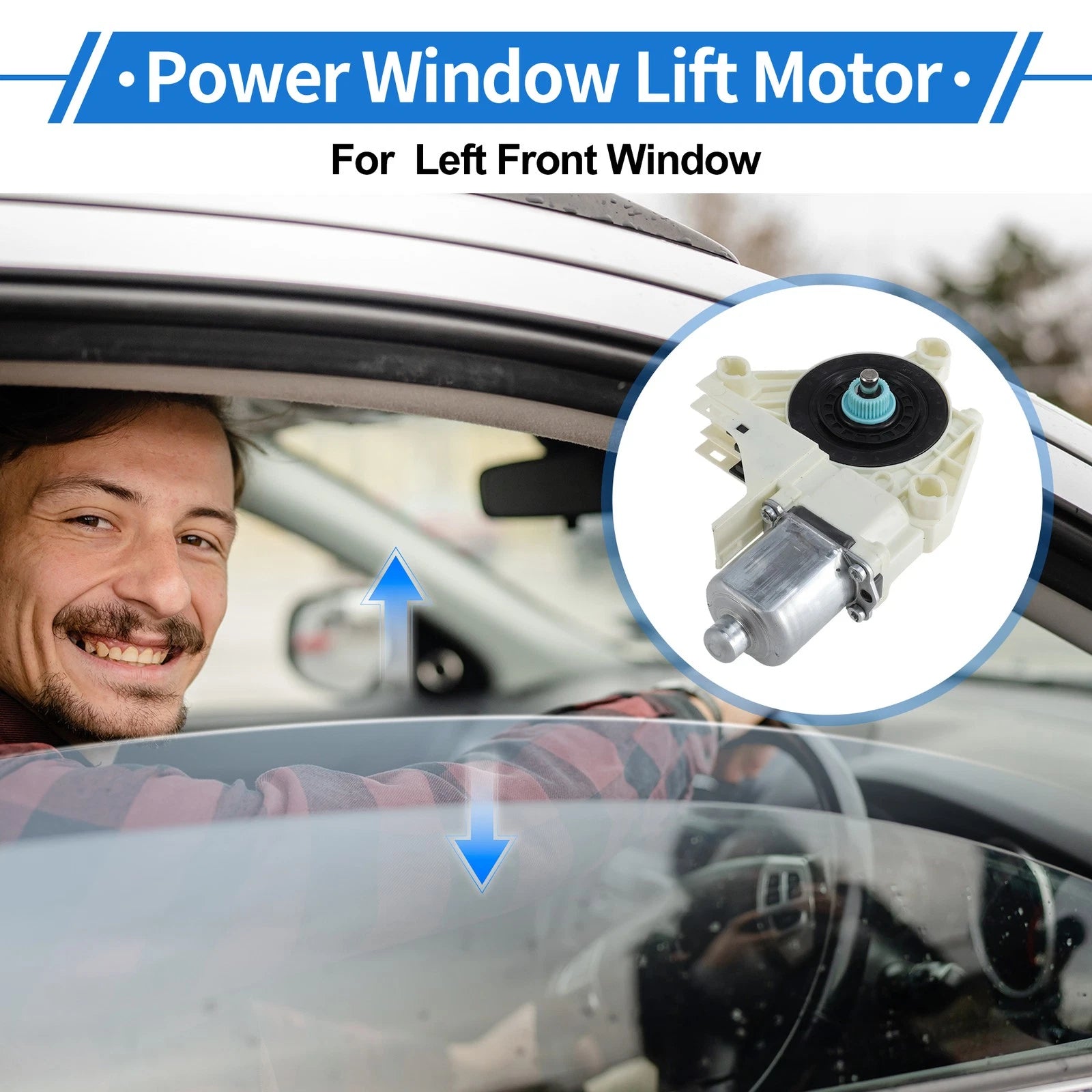 Power Window Regulator Lift Motor Replacement for Audi A4 (2006–2015)