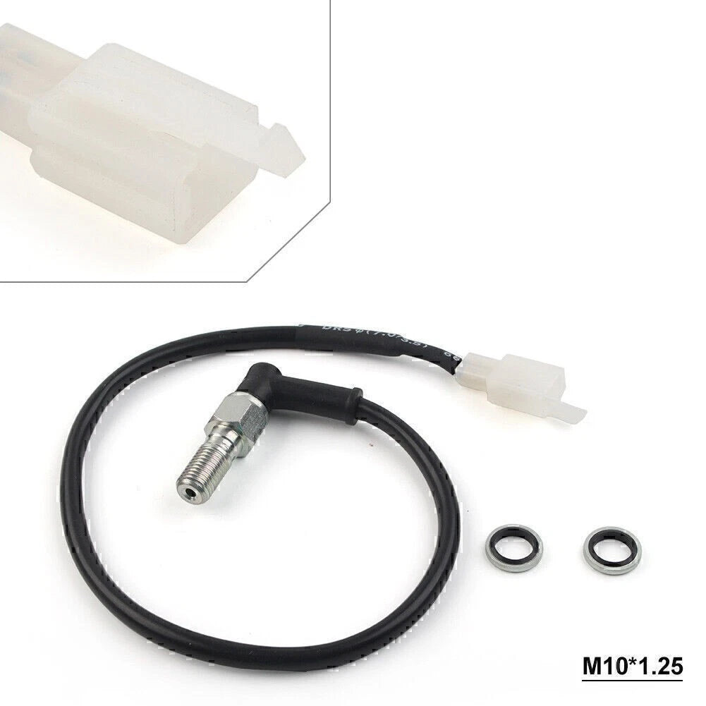 Motorcycle Hydraulic Brake Light Switch Bolt M10 1MM /1.25MM ATV