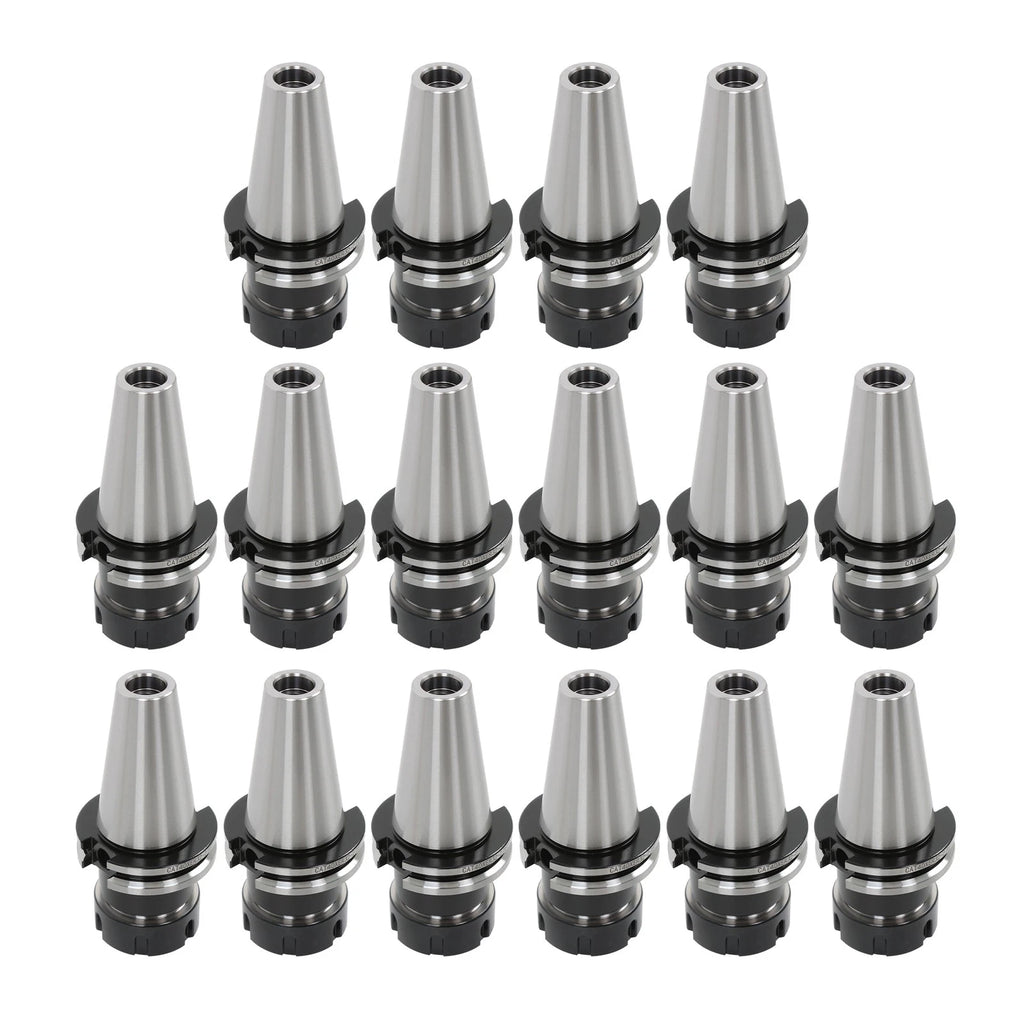 16Pcs CAT40-ER32 Collet Chuck Tool Holder Set 2.76" Length