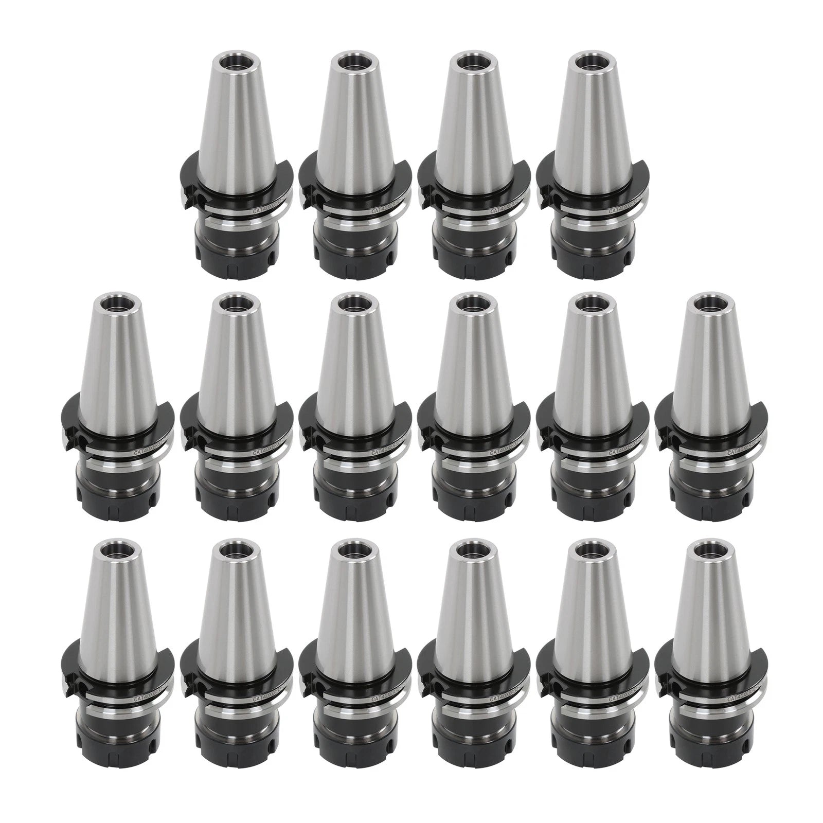 16Pcs CAT40-ER32 Collet Chuck Tool Holder Set 2.76" Length