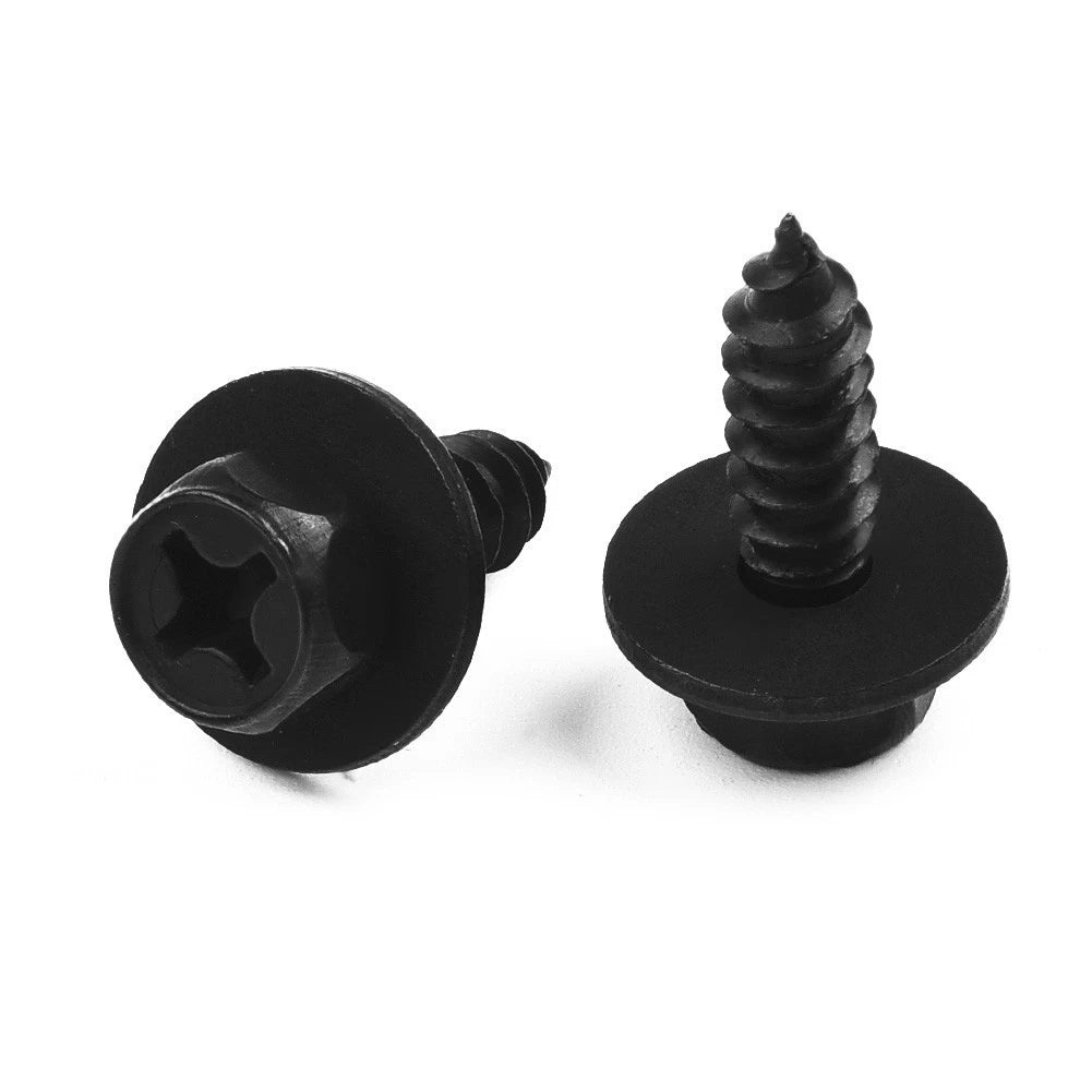 Set of 4 Bumper Fender Splash Seal Shield Rivet Clip Fasteners for