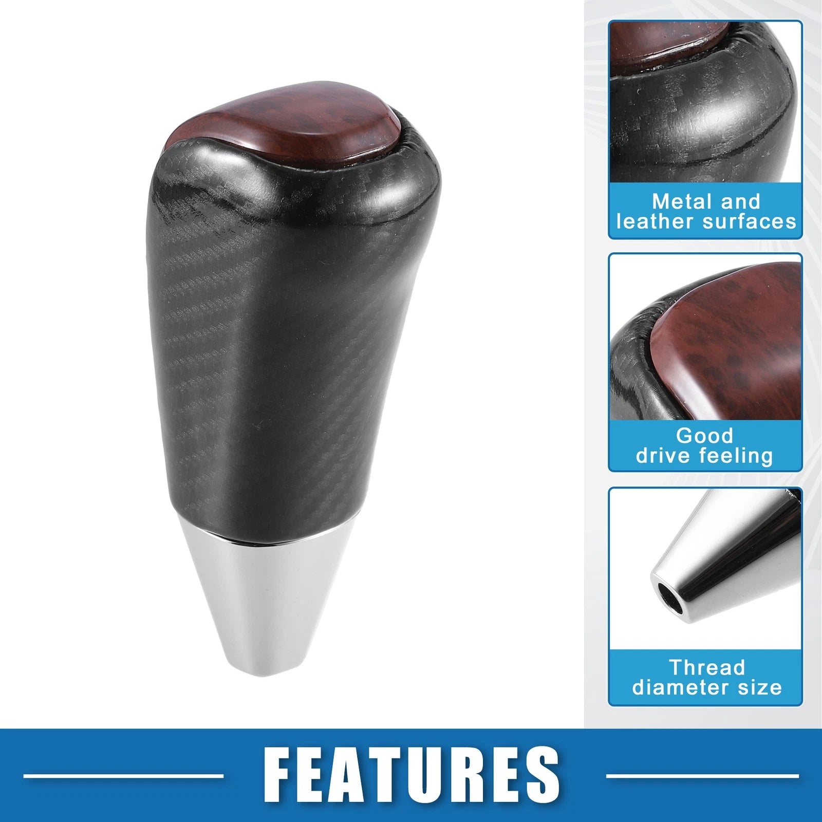 Gear Shift Knob Stick Shifter Replacement for Toyota Land Cruiser (2016–2021)