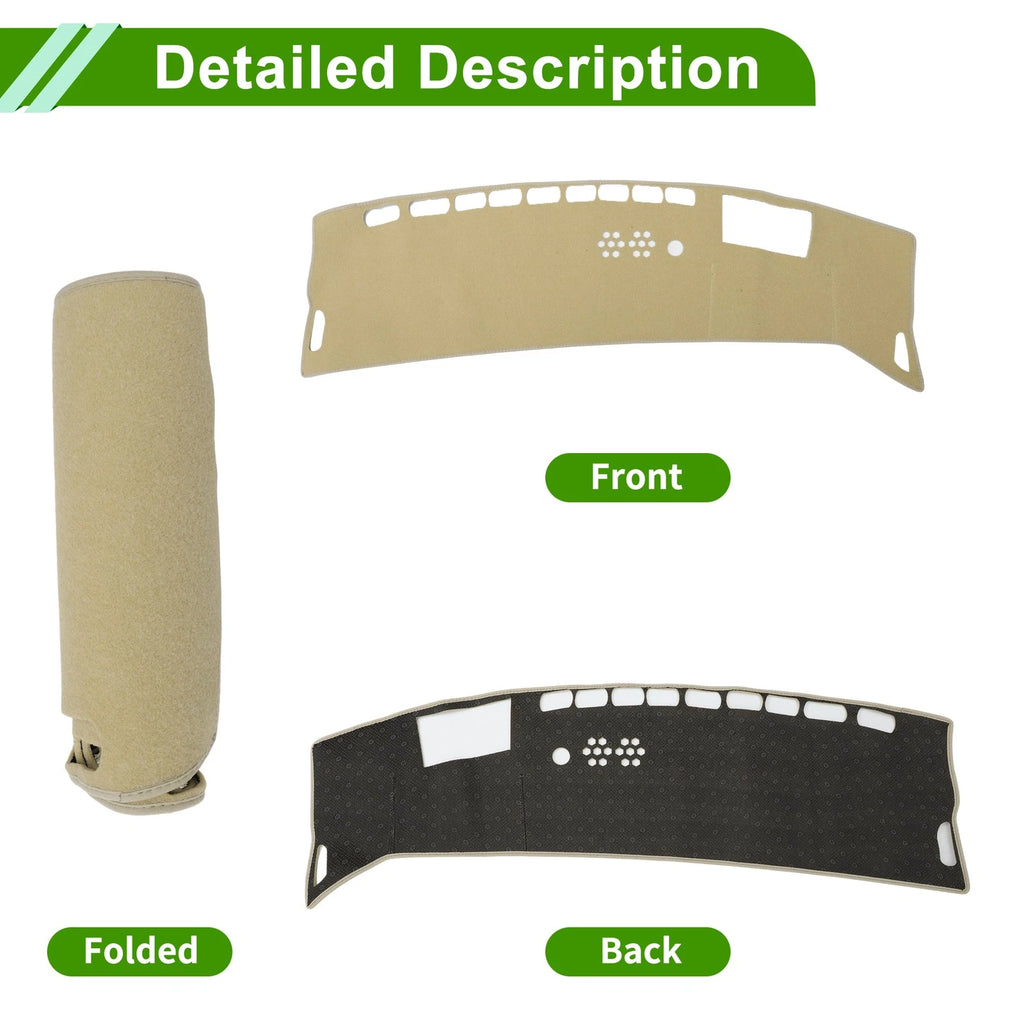 Dashboard Cover for Kia Niro (EV/PHEV/H EV) (2023–2025) Polyester Beige