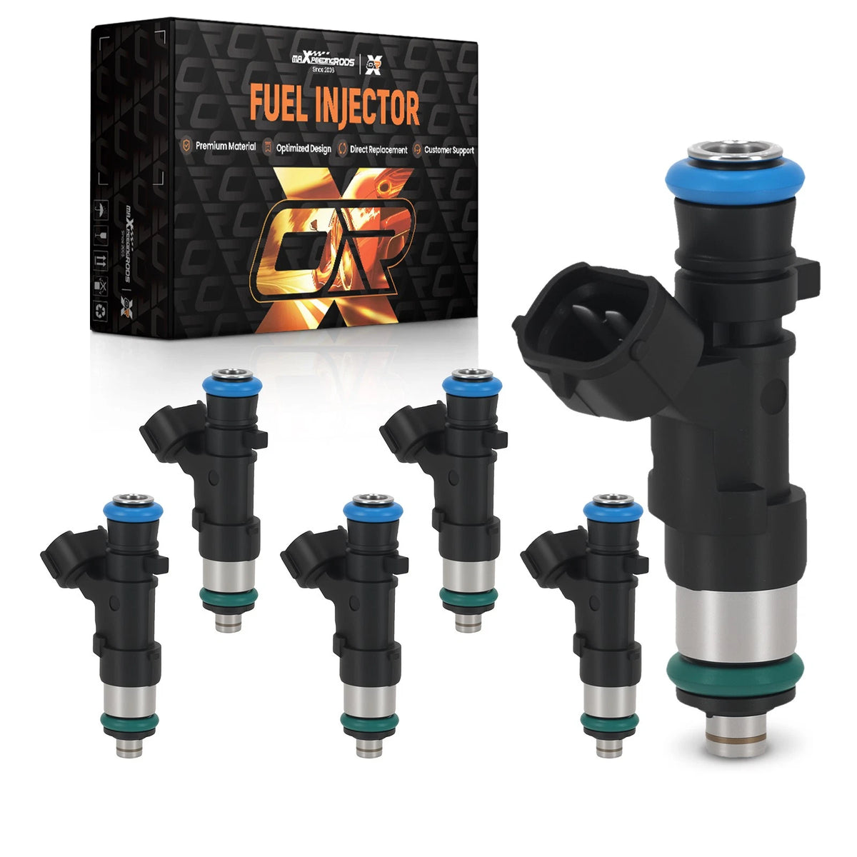 6PCS Fuel Injector Set for Nissan Murano 3.5L V6 (2004–2007) MP4130