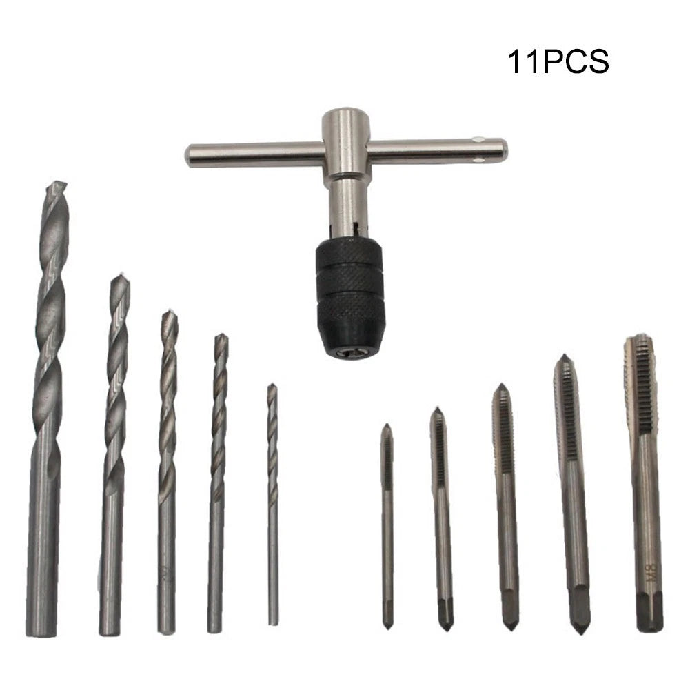 T Handle Tap Wrench Set for Workshop Use