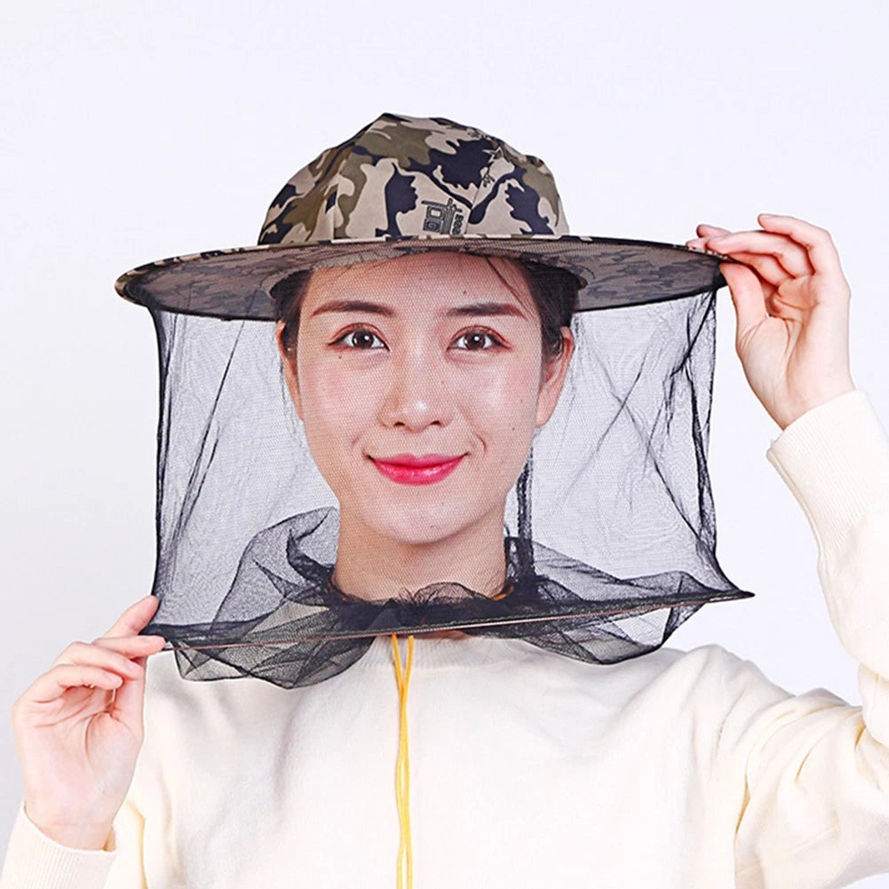 Camouflage Mesh Hat for Hunting (13 x 1 Folded Size)