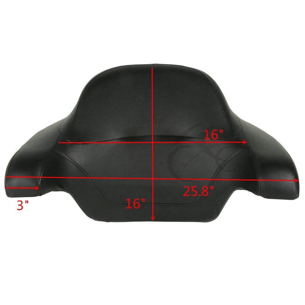 Trunk Mount Rack & Tail Light Pad for Harley Touring Road Glide (2014–2023)