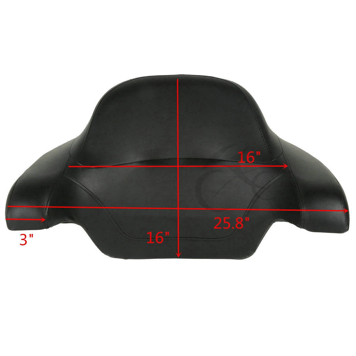 Trunk Mount Rack & Tail Light Pad for Harley Touring Road Glide (2014–2023)