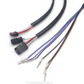 Extended Cable for Harley Dyna Wide Glide FXDWG (2012–2017) 14" Black