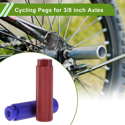 4 Pcs 100mm Bicycle Foot Pegs Backrest Stands for Bike Seat (2010–2026)