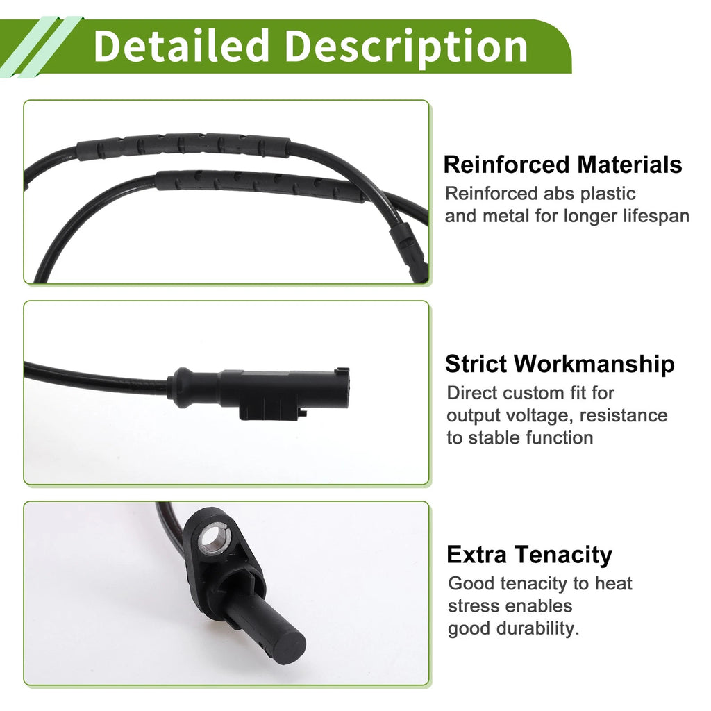 ABS Wheel Speed Sensor Replacement Front for BMW Z4 (2009–2016)