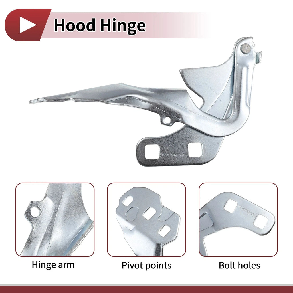 Hood Hinge for Ford Mondeo (2007–2013) Left Side 1 pcs