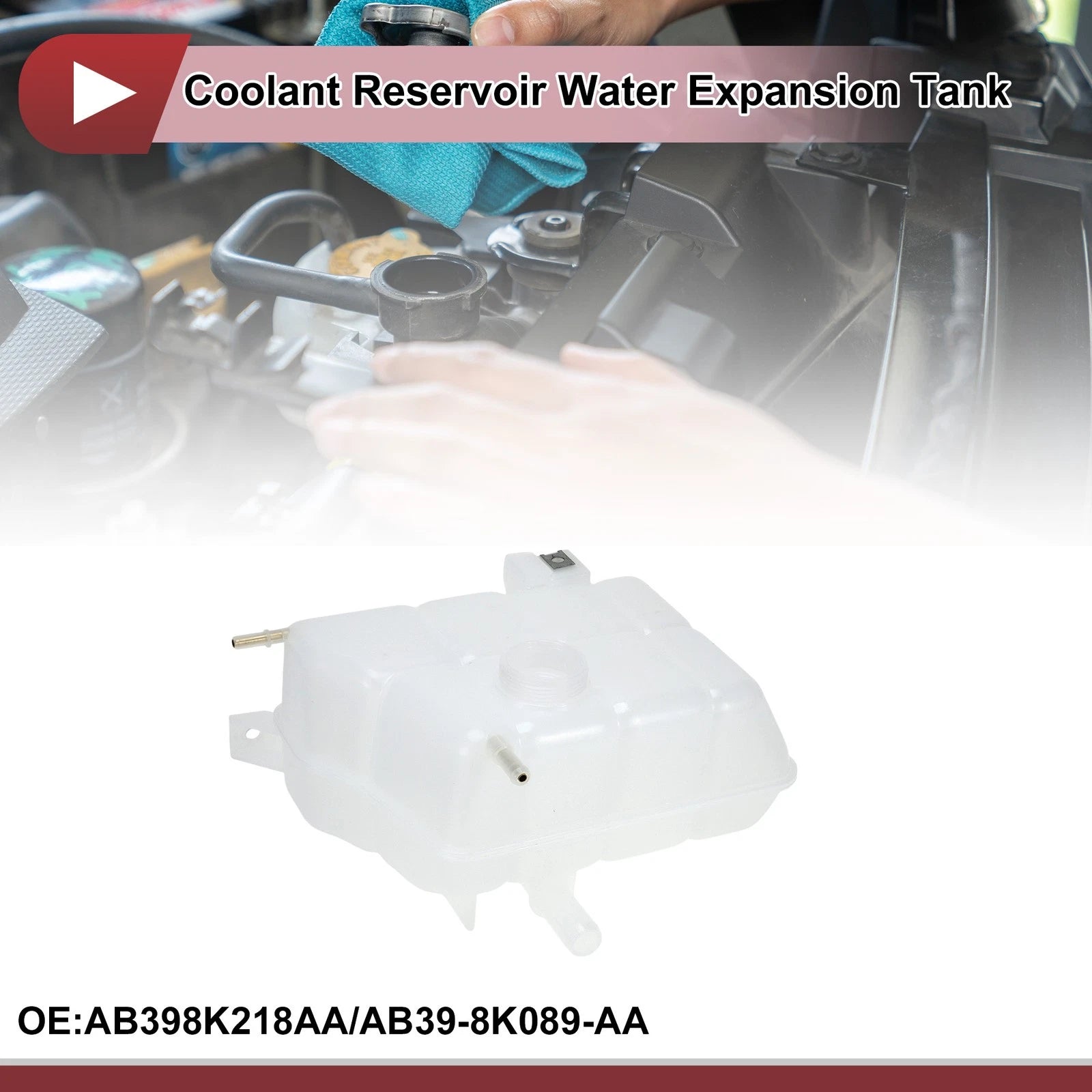 Coolant Overflow Tank Replacement for Ford Ranger (2012–2020)
