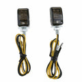 2X Tiny Mini Micro Amber LED Turn Signal Indicators for Motorcycle