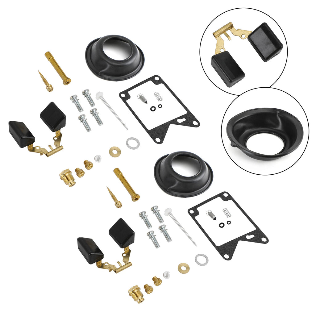 2X Carburetor Rebuild Kit for Yamaha Virago 750 XV750 (1981–1983) T9