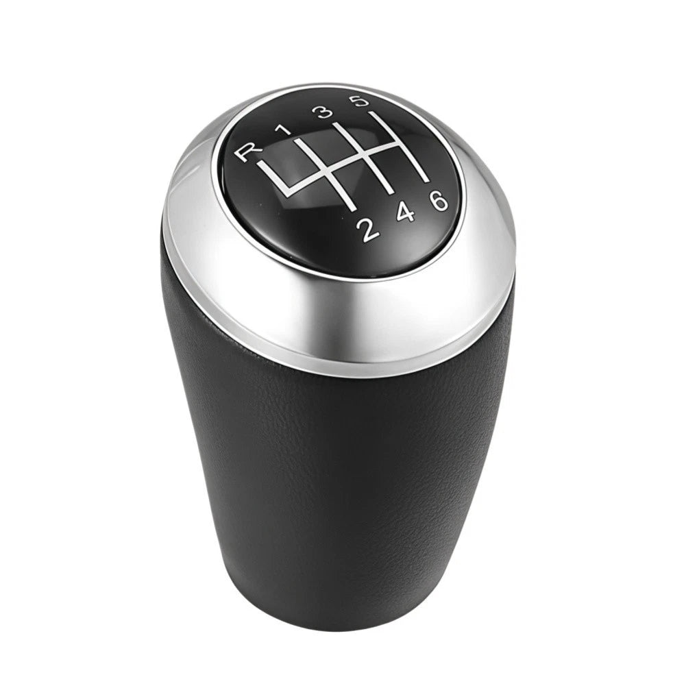 Leather Shift Knob for Mazda 3 5 6 CX-7 (2006–2012) 5 Speed Black
