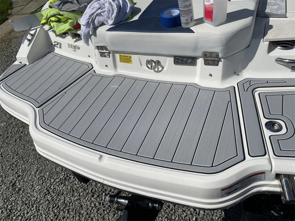 Swim Platform Cockpit Pad for Chaparral H-20 (2017) - EVA Teak Floor Mat