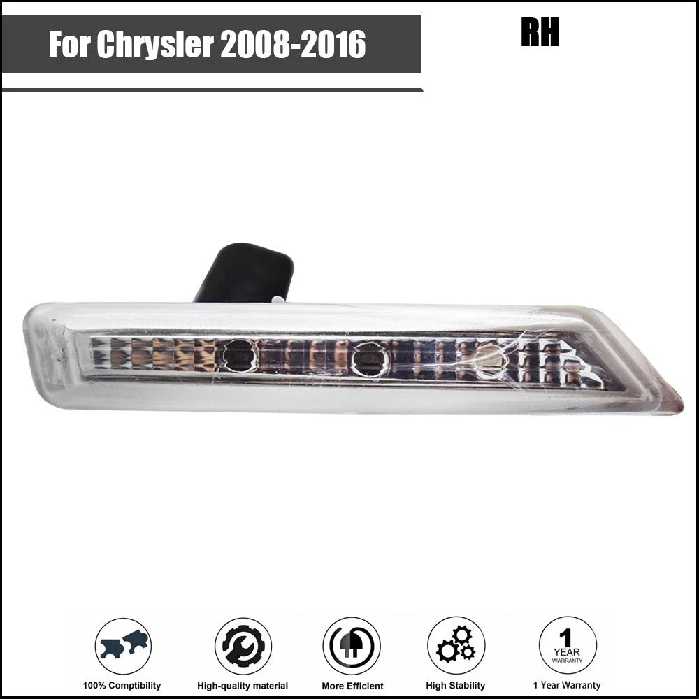 Turn Signal Light for Chrysler Town & Country (2008–2016) Right Side Mirror