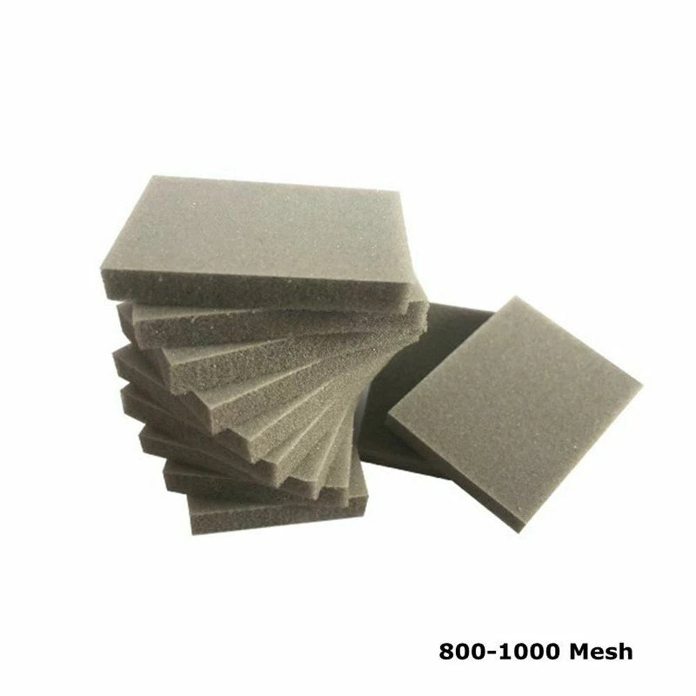 10X Foam Sanding Blocks Mixed Grit Polishing Pads for Automotive Use