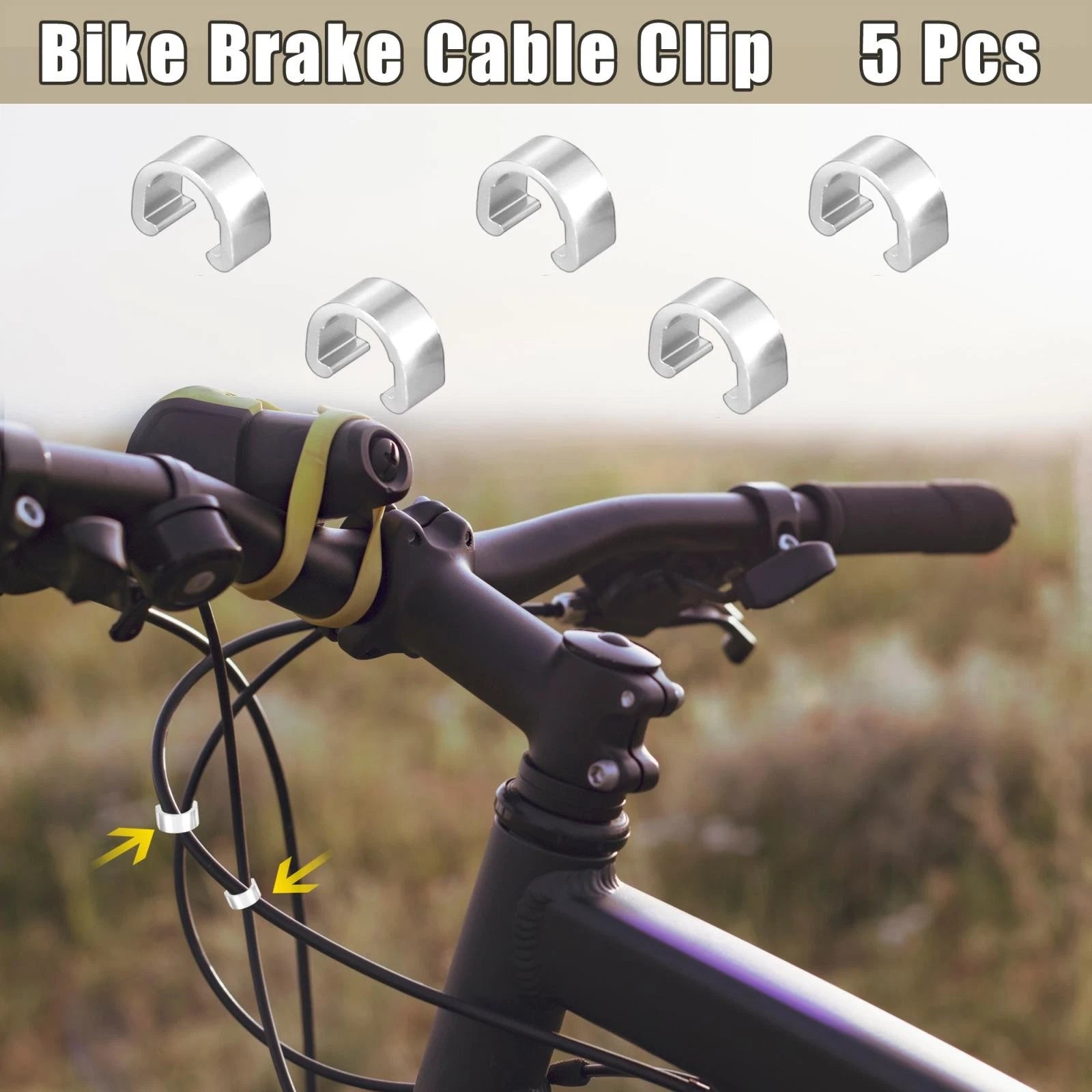 Brake Cable Clips Set for Mountain Bike MTB (C Shape) (2005–2015)