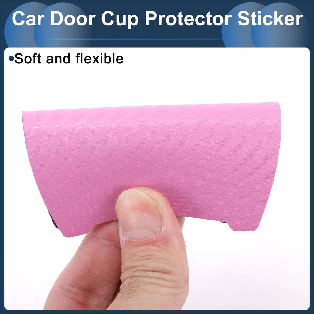 3D Car Door Handle Scratch Protector for Universal Vehicles (84x94mm)