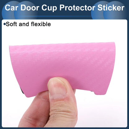 3D Car Door Handle Scratch Protector for Universal Vehicles (84x94mm)