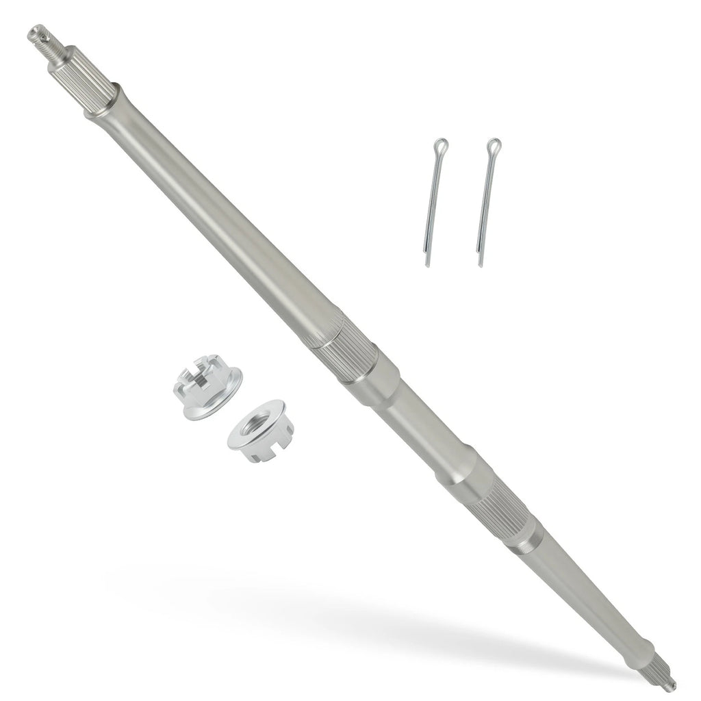 Rear Axle Shaft with Nut Pin for Yamaha YFZ450 (2004–2023) 5TG-25381-00-00 90171-14037-00