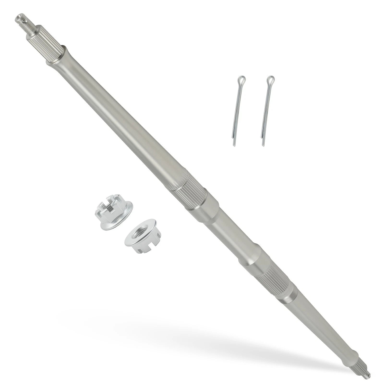 Rear Axle Shaft with Nut Pin for Yamaha YFZ450 (2004–2023) 5TG-25381-00-00 90171-14037-00