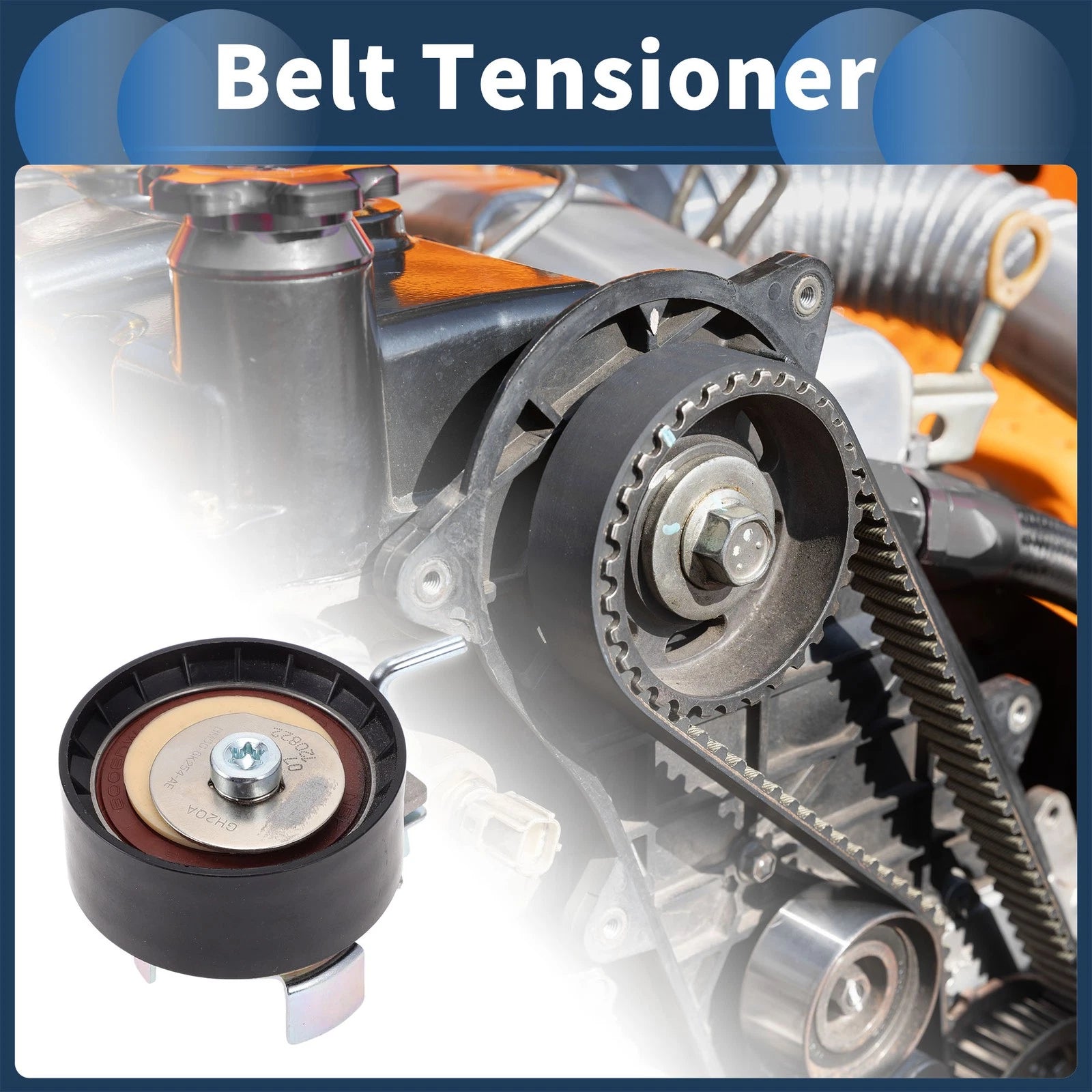 Belt Tensioner for Ford Mondeo (2010–2022) Replacement 1 Pc Metal