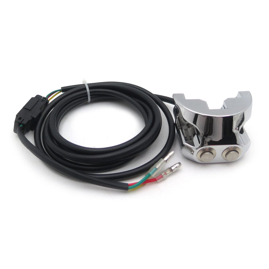 Chrome Handlebar Mounted Air Ride Switch Controller for Harley D