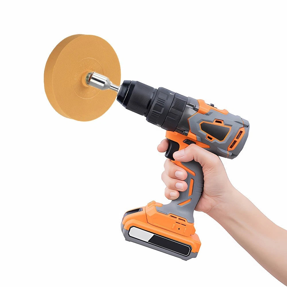 88mm Pneumatic Rubber Wheel for Sticker Removal with Drill Adapter