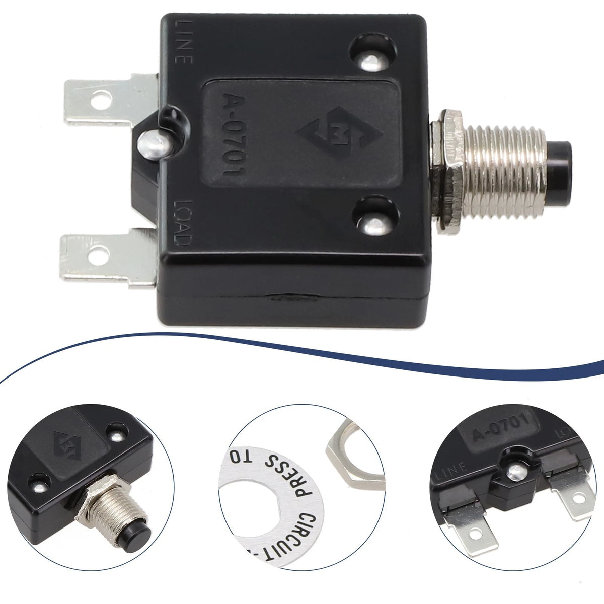 Circuit Breaker for DW733, DW734 Planer (Part #5140000-19)
