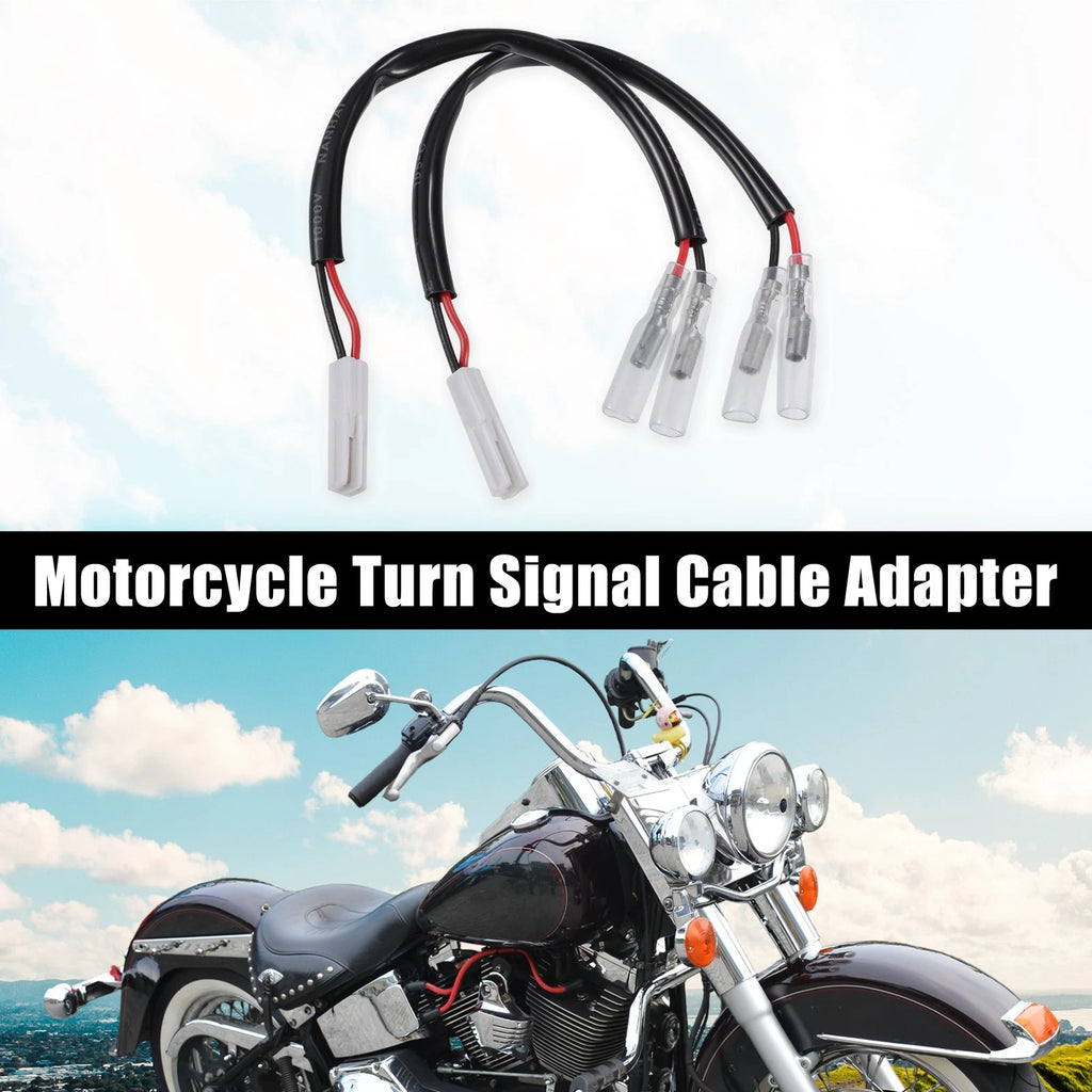 Turn Signal Cable Adapter Connector for Honda Motorcycle Wiring (2 Pack)
