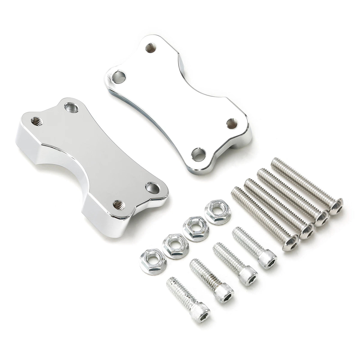 Chrome Front Fender Spacer Mount for Harley Touring Electra Glide (2014–2023)