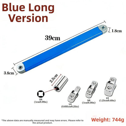 Compact Ratchet Extension for Wrench with Socket Set