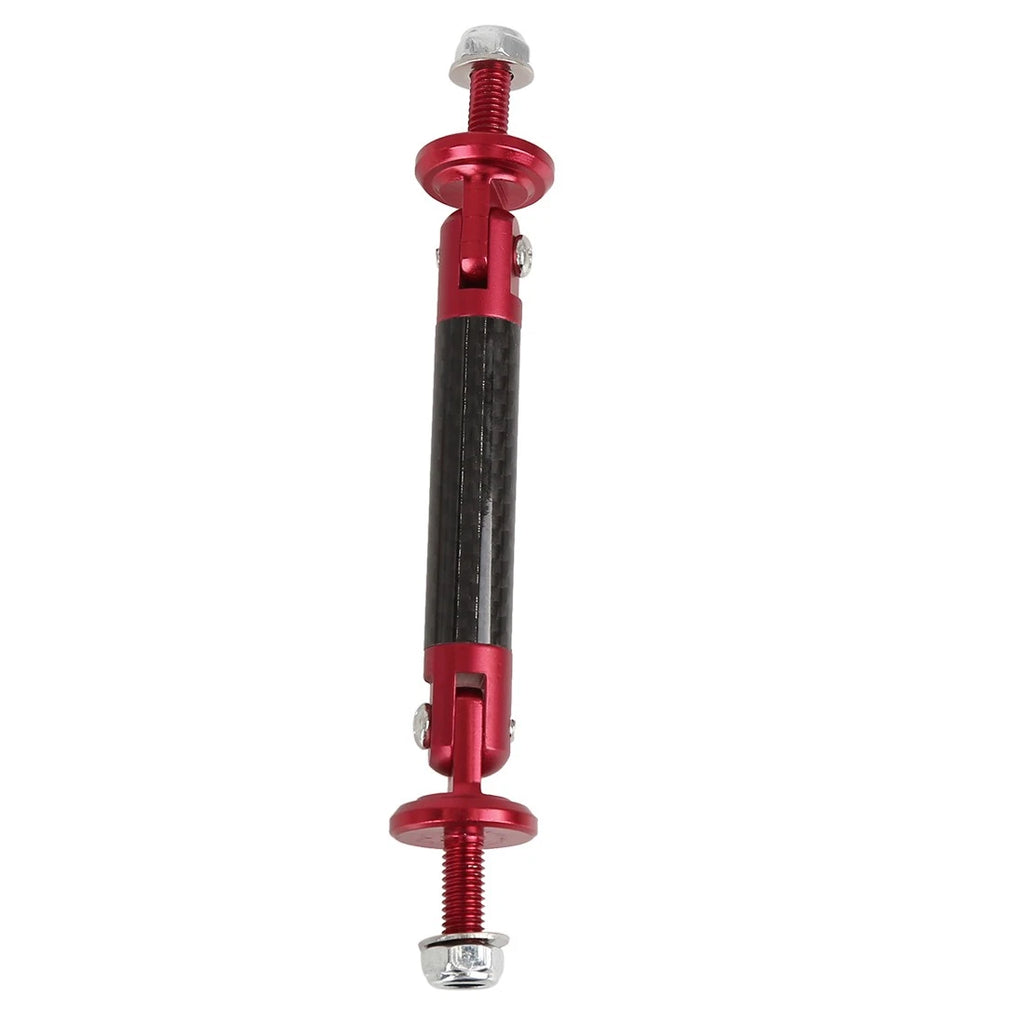 Adjustable Front Bumper Lip Splitter Support Rod for - Carbon Fiber Pattern Red