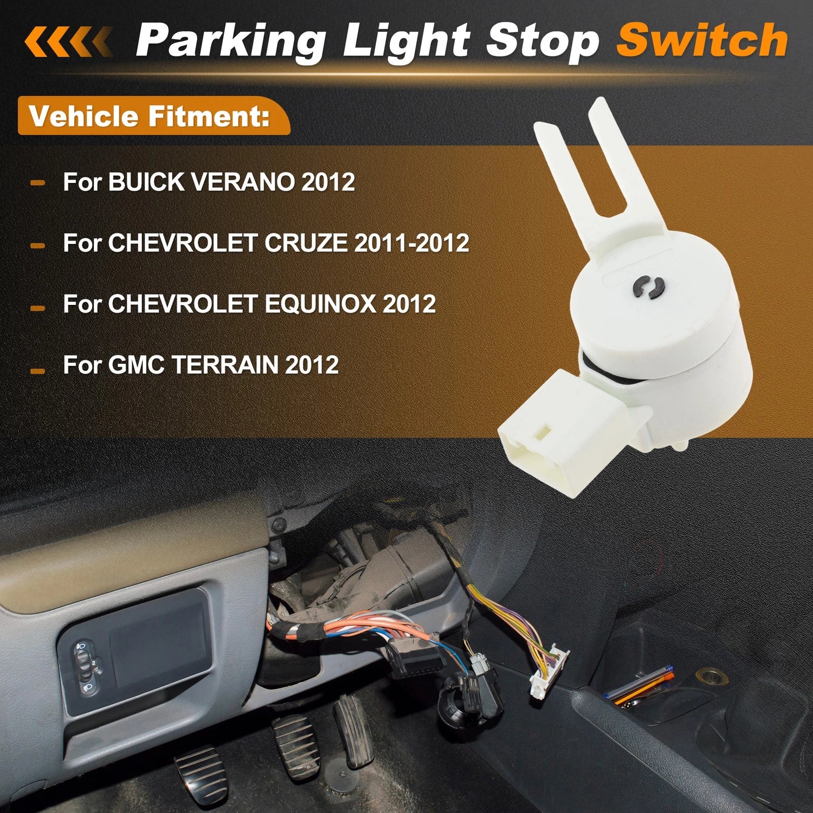 Brake Light Switch for Buick Verano Parking Light Stop Lamp (2012–2017)
