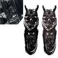 Custom Front Fork Skull Decal Medallion Stickers for Harley Yamaha (D)