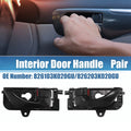 Front Interior Door Handle Pair Left Right Replacement for Hyundai Sonata (2005–2008)