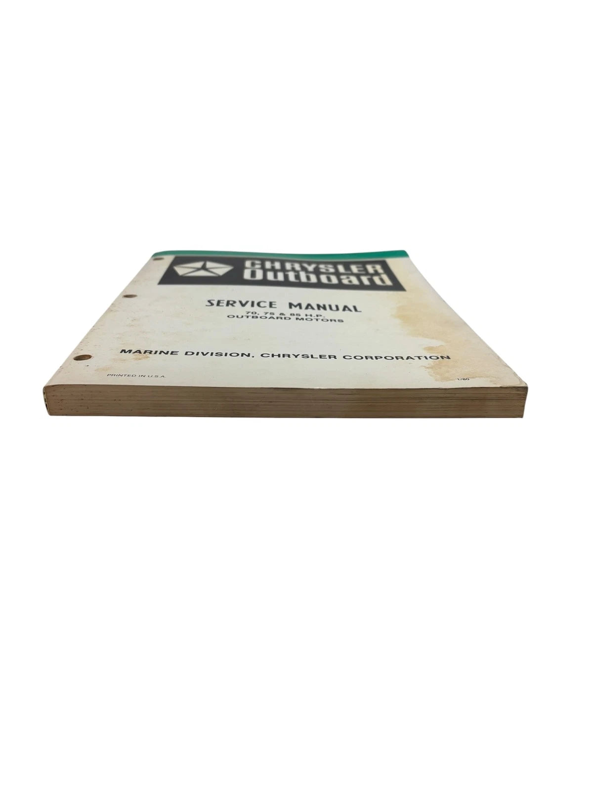 Service Manual for Chrysler Outboards OB3438 (70/75/85 HP)