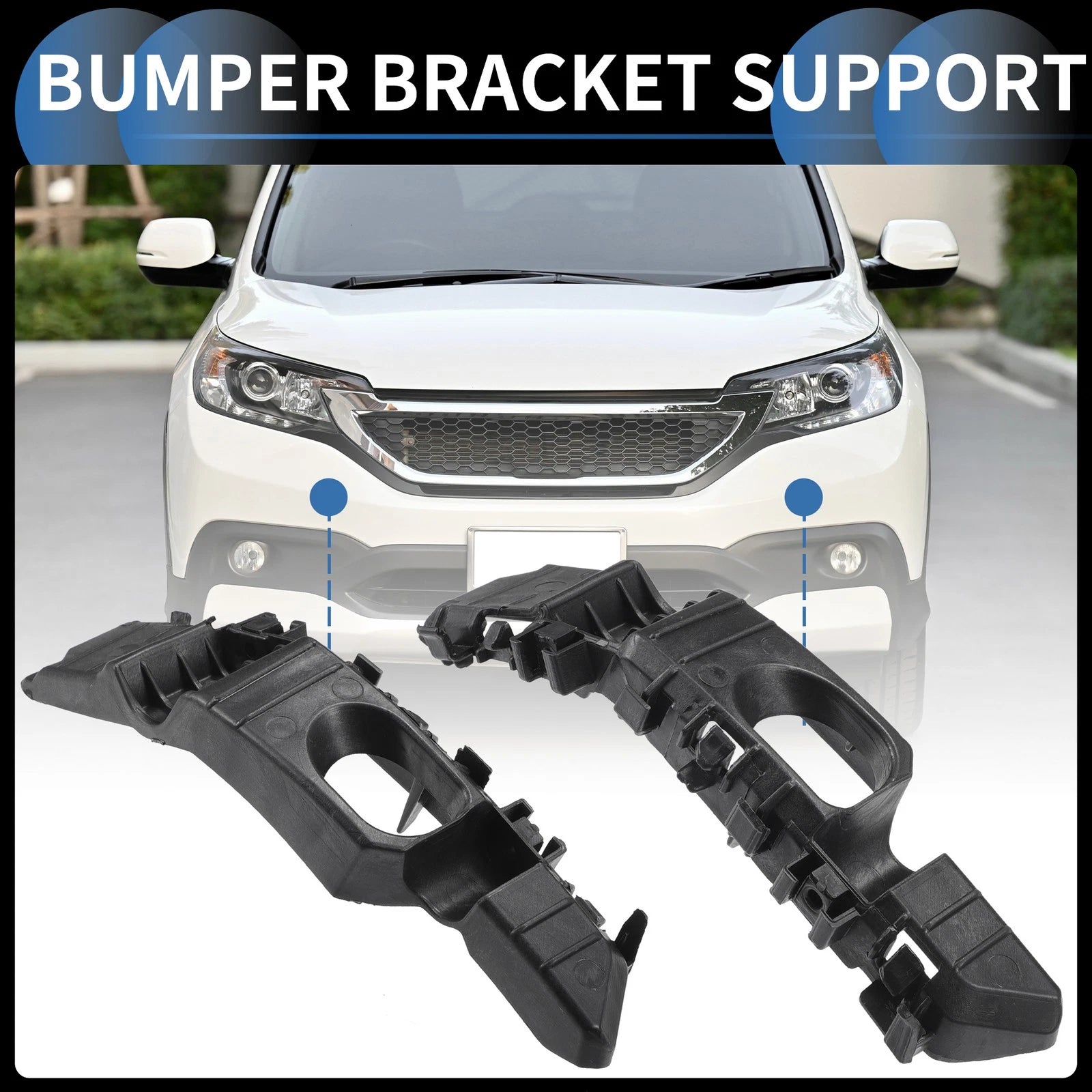 Front Bumper Retainer Bracket Pair for Hyundai Tucson (2022–2023)