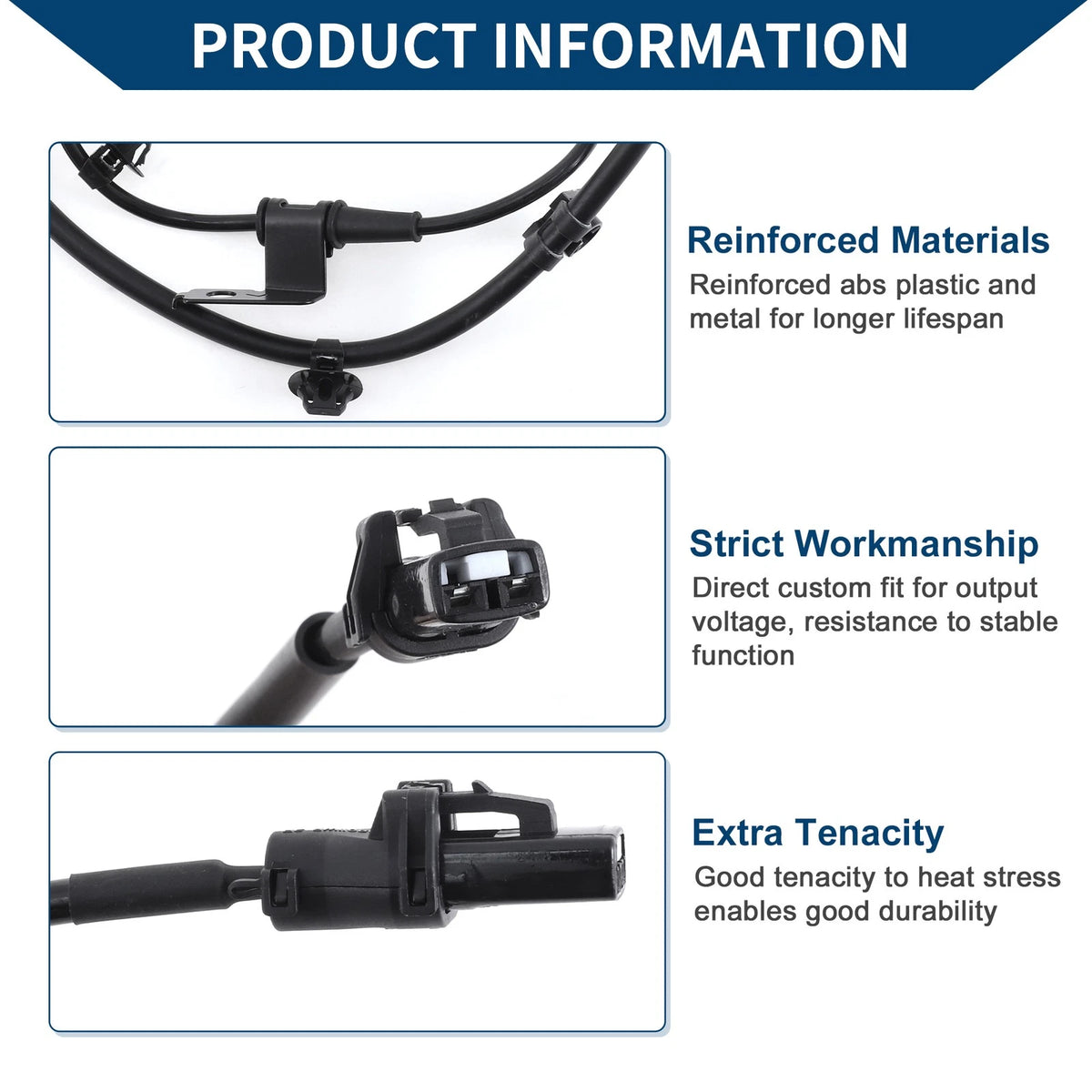 ABS Wheel Speed Sensor Replacement for Hyundai Sonata 2.0L 2.4L (2015–2020)